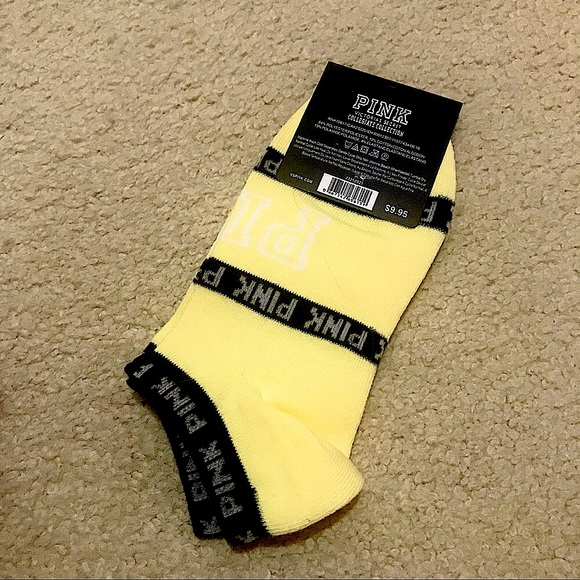 🆕🔥QTY3:BUNDLE(ALL PINK VS)CHEEKY&SILKY PANTIES&YELLOW&BLUE COLLEGIATE SOCKS!! - Picture 12 of 16